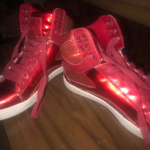 Pastry metallic glitter hightop sneakers 8.5 - Picture 5 of 5